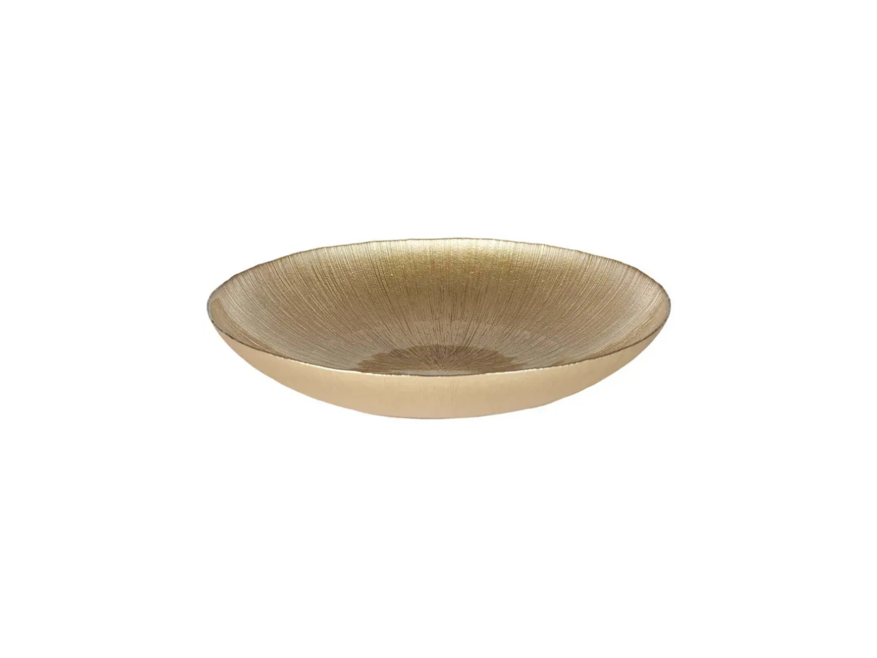 Golden Glass Salad Bowl | 40CM