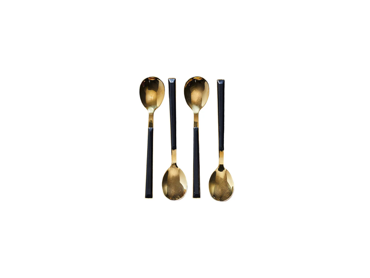 Charlotte Black Dessert Spoon | Set of 4