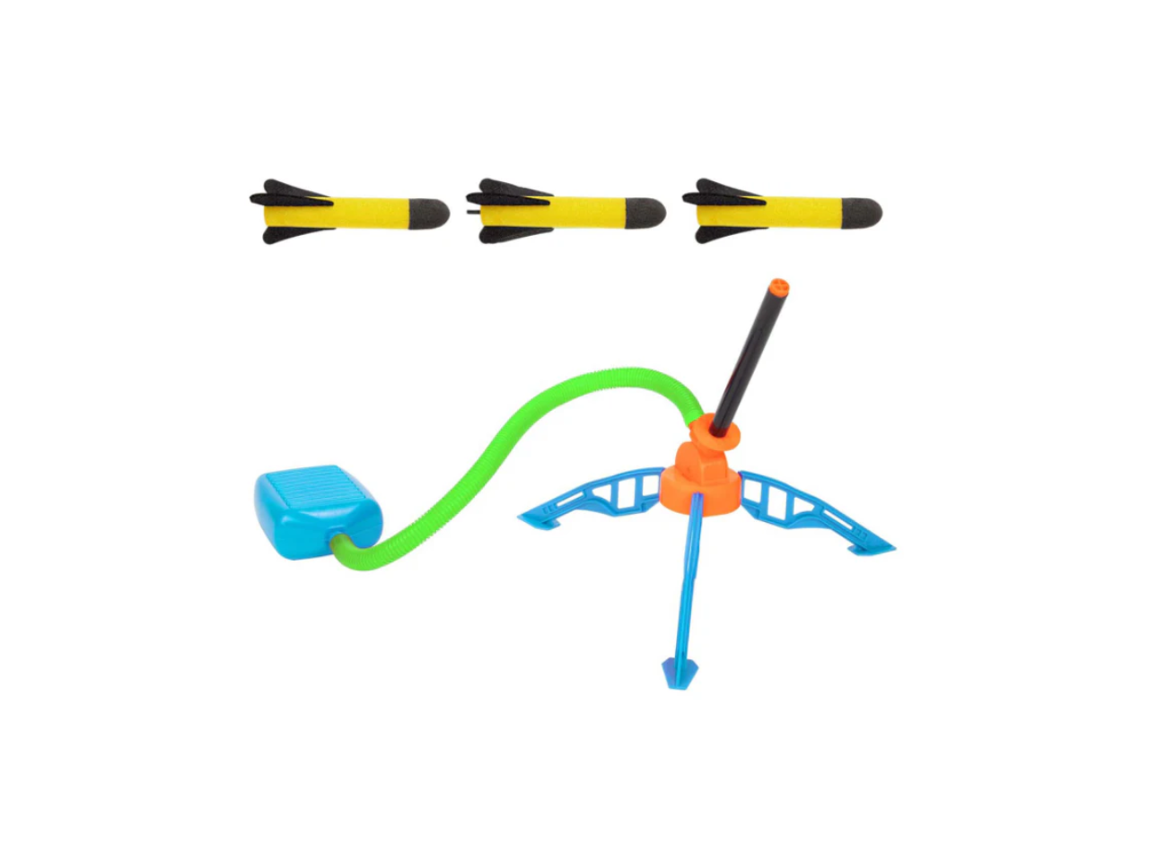 Air Rocket Launch Base with 3 Rockets