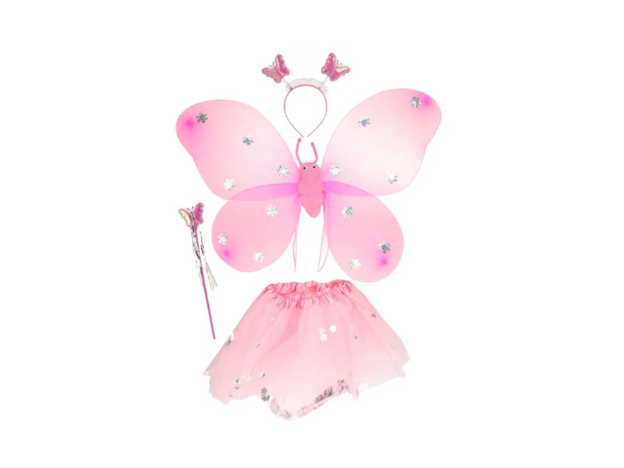 Princess Friends Dress Up Set Butterfly Fairy with Wings