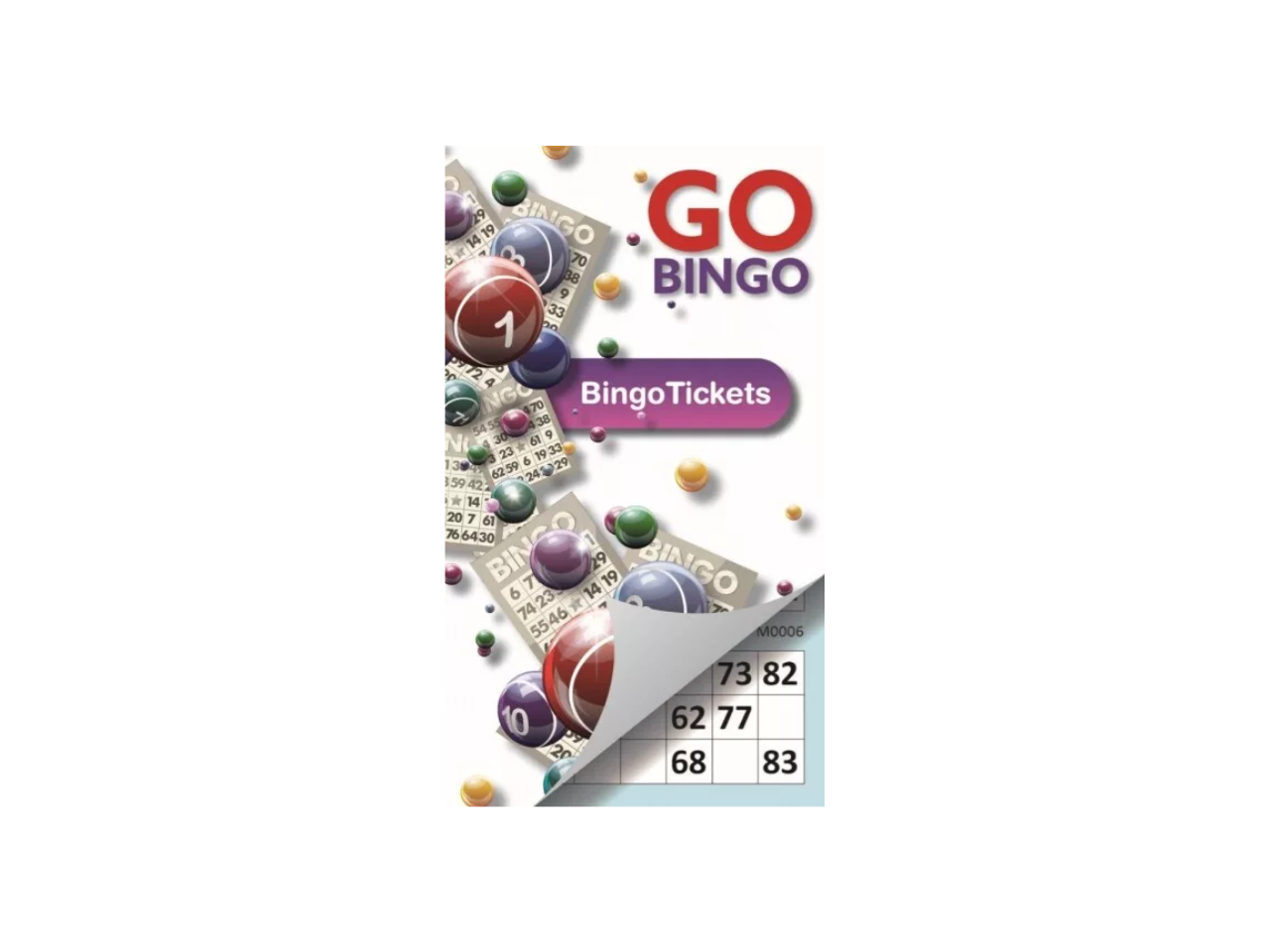 Bingo Tickets Pad | 83 Sheets