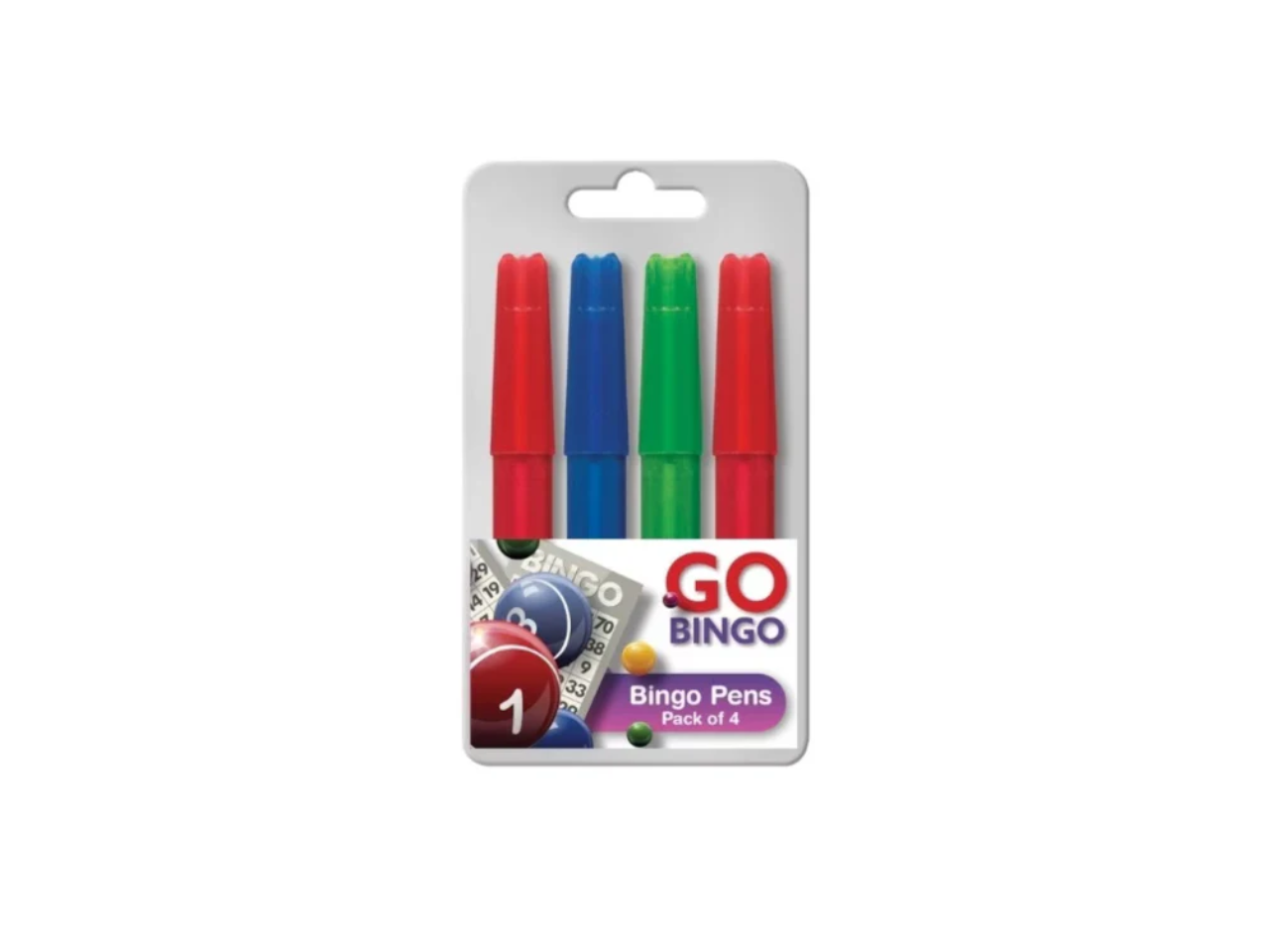 Bingo Pens |  Pack of 4  | Assorted