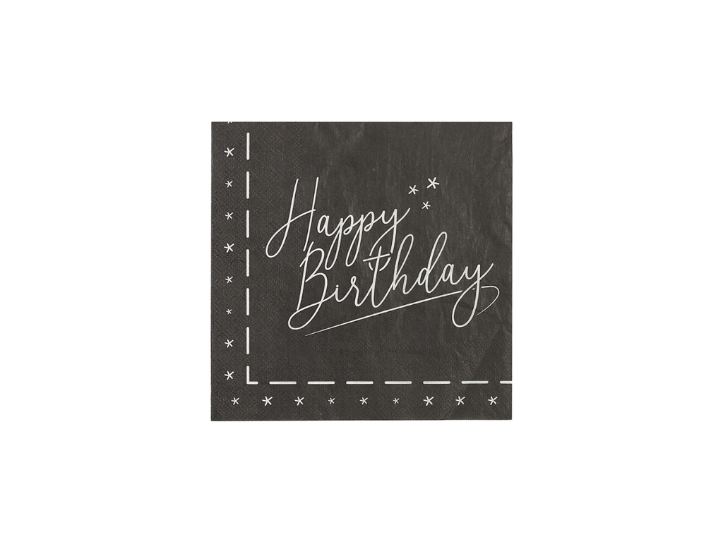 Happy Birthday Paper Towel | Pack of 20