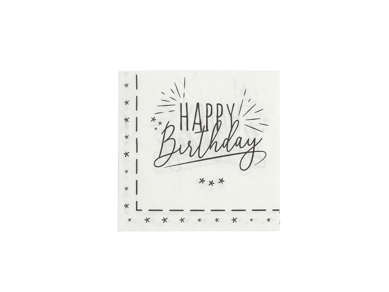 Happy Birthday Paper Towel | Pack of 20