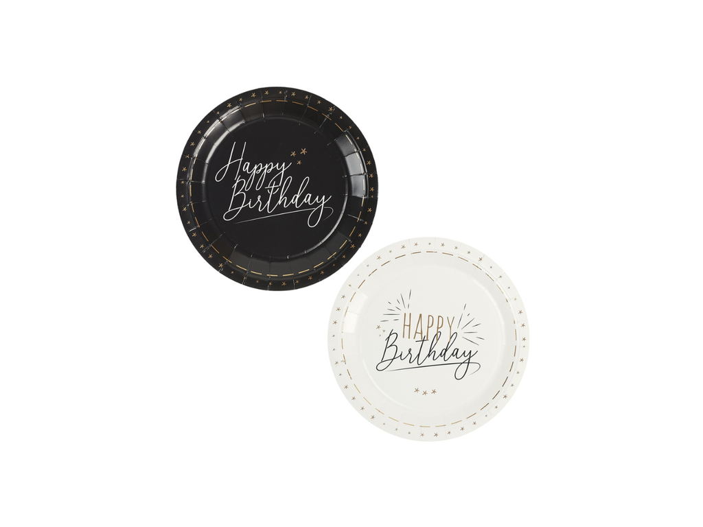 Happy Birthday Paper Plate | Pack of 6