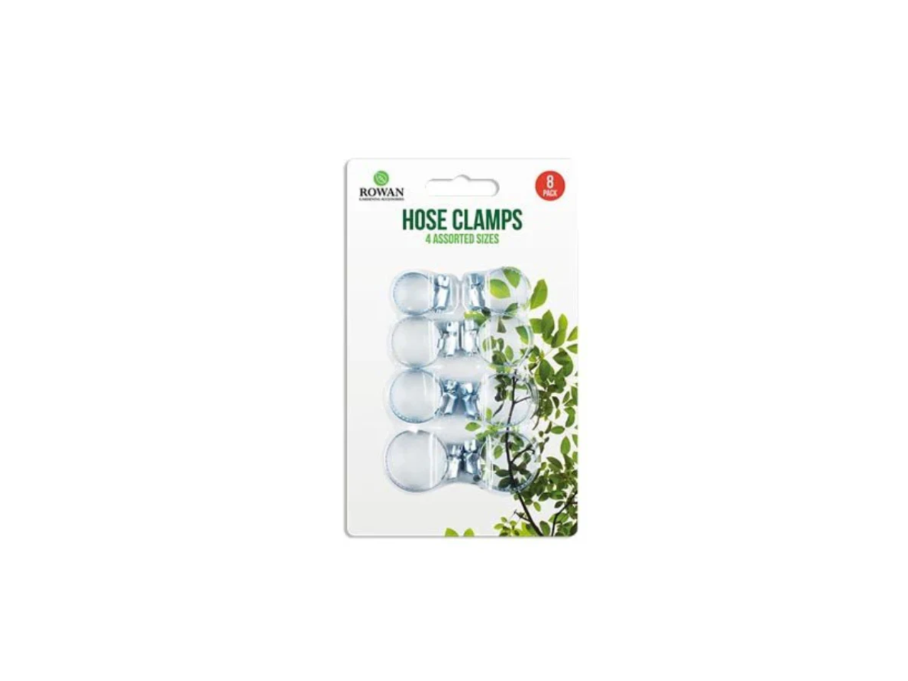 Rowan Hose Clamps | Assorted Sizes 8 Pack