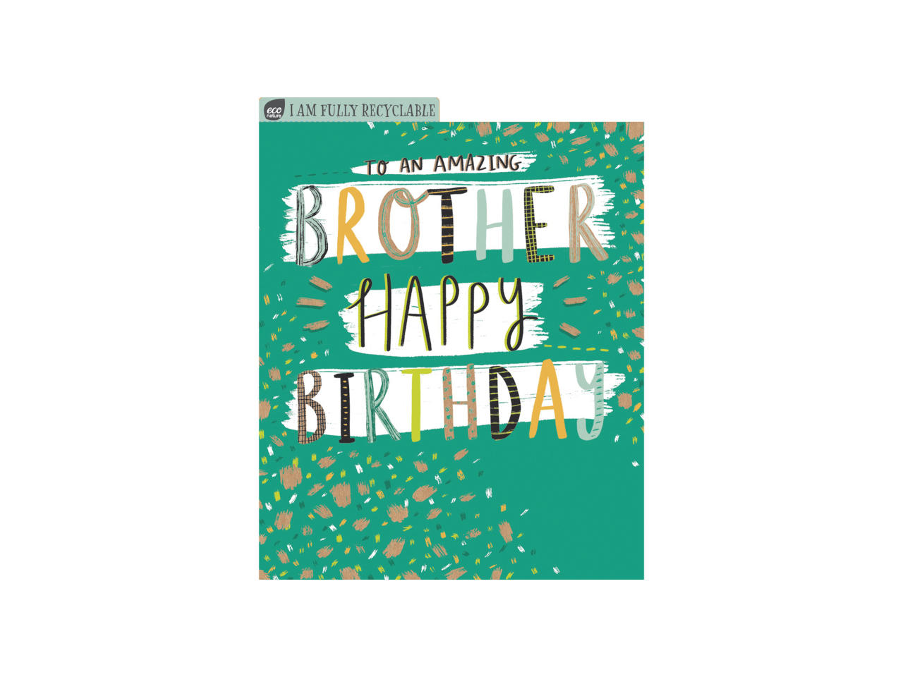 Happy Birthday Brother Card | Eco