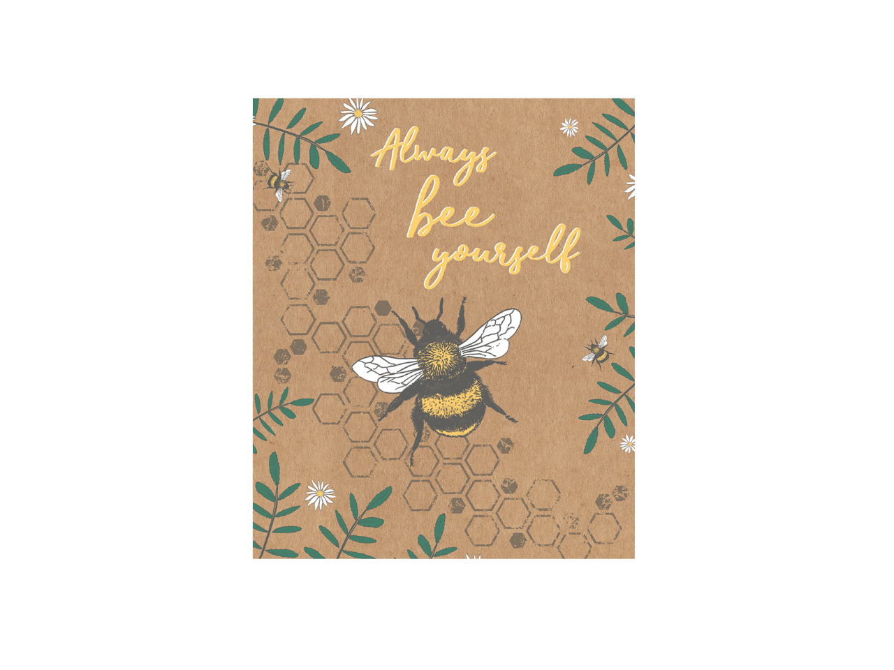 Always Bee Yourself Card | Eco