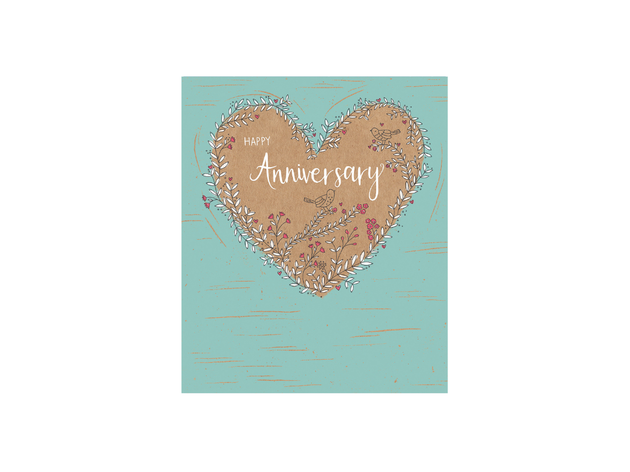 Happy Anniversary Heart Card | Eco