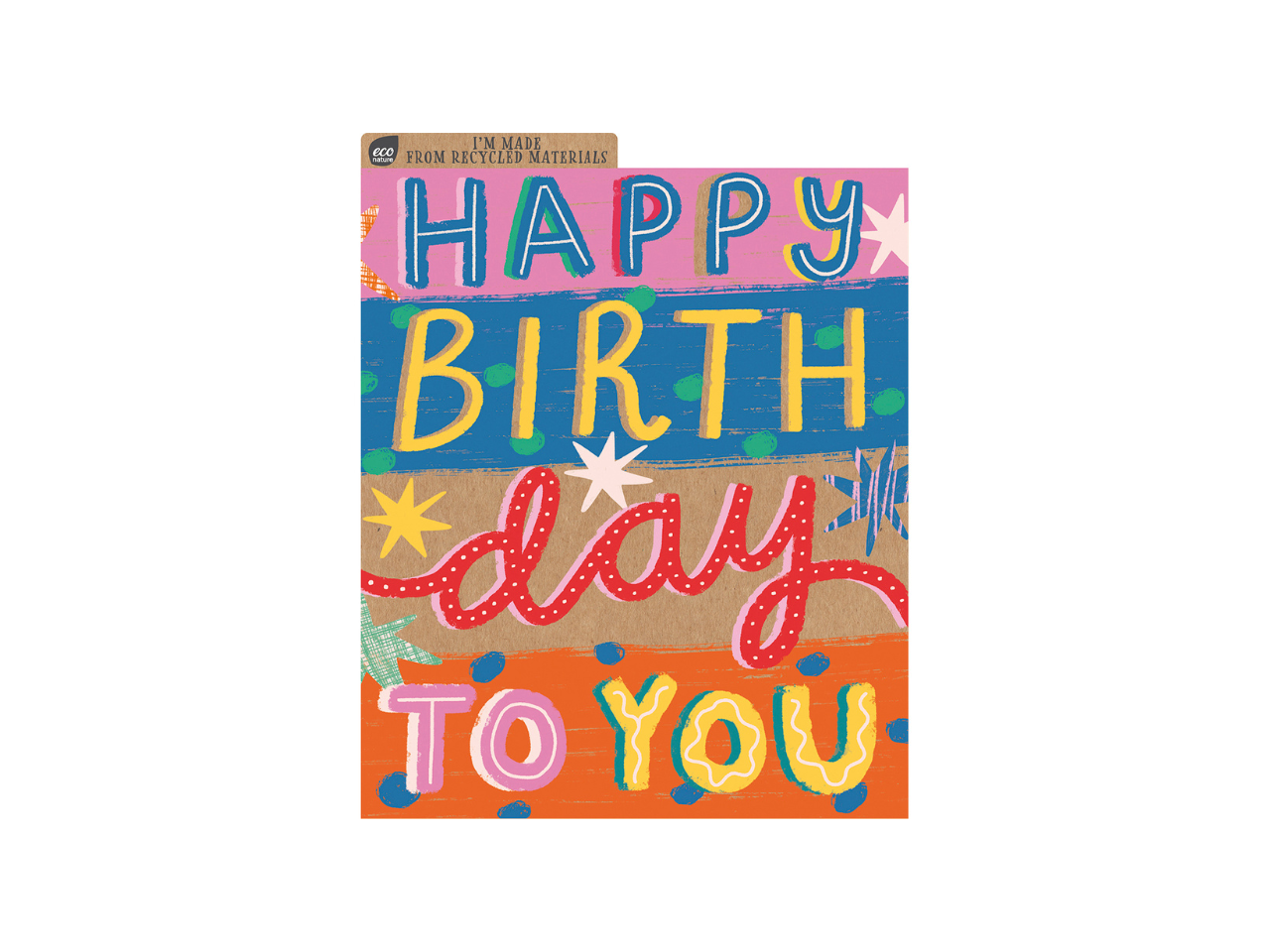 Happy Birthday to you Card | Eco