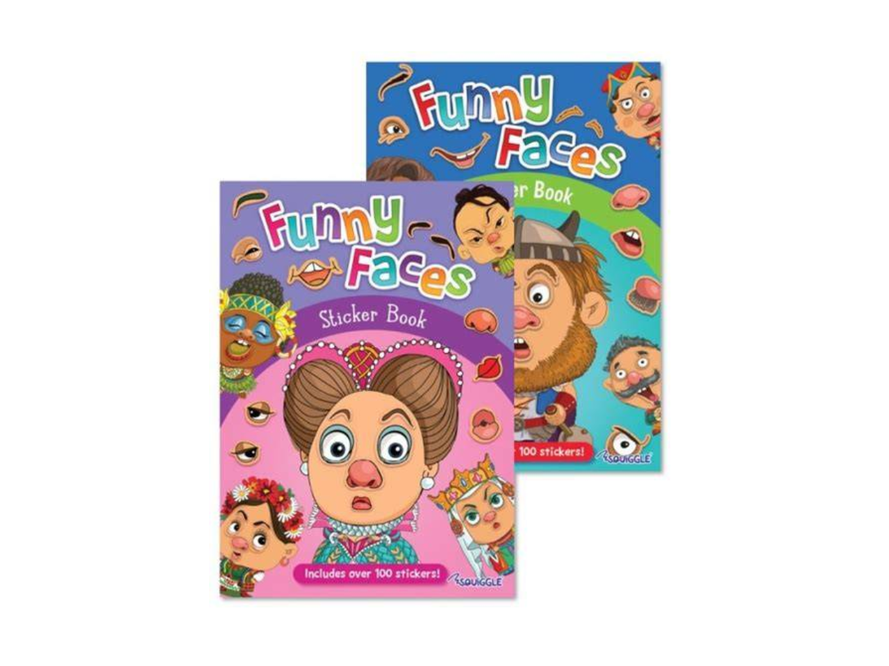 Funny Faces Sticker Book