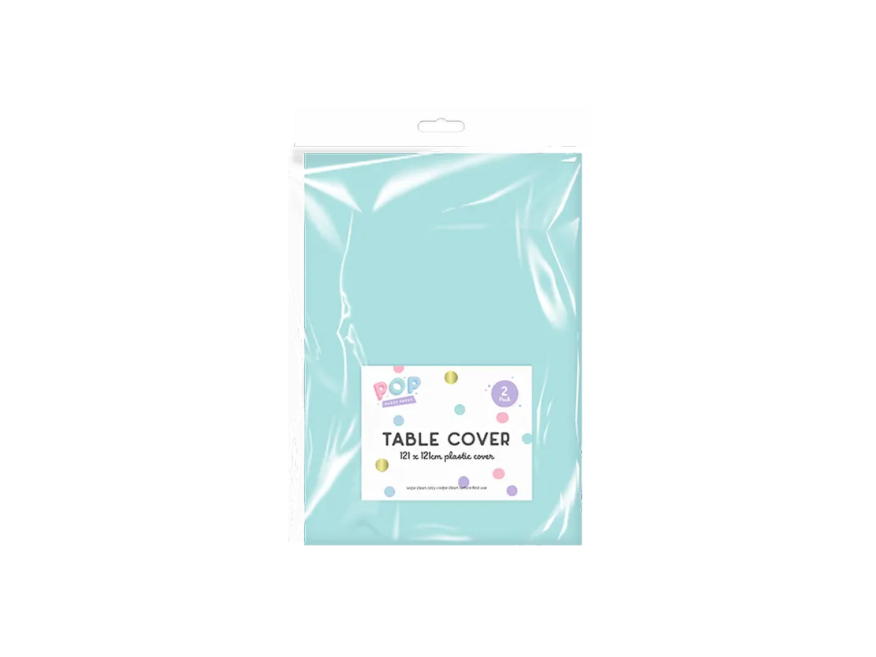 Pastel Plastic Table Cloths | 121x121cm