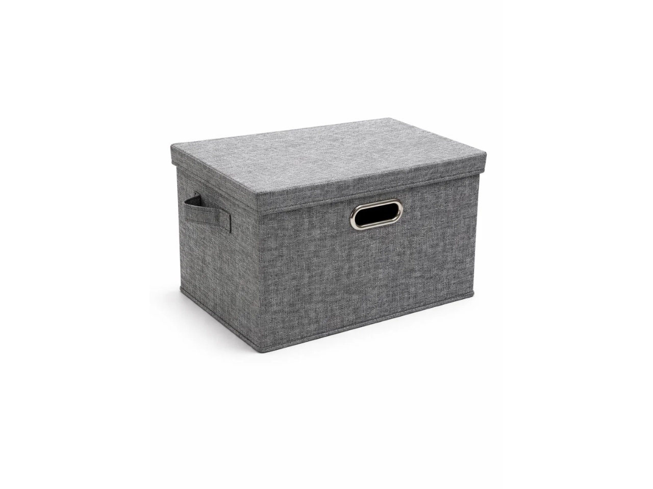 Plain Grey  Foldable Box  | Large