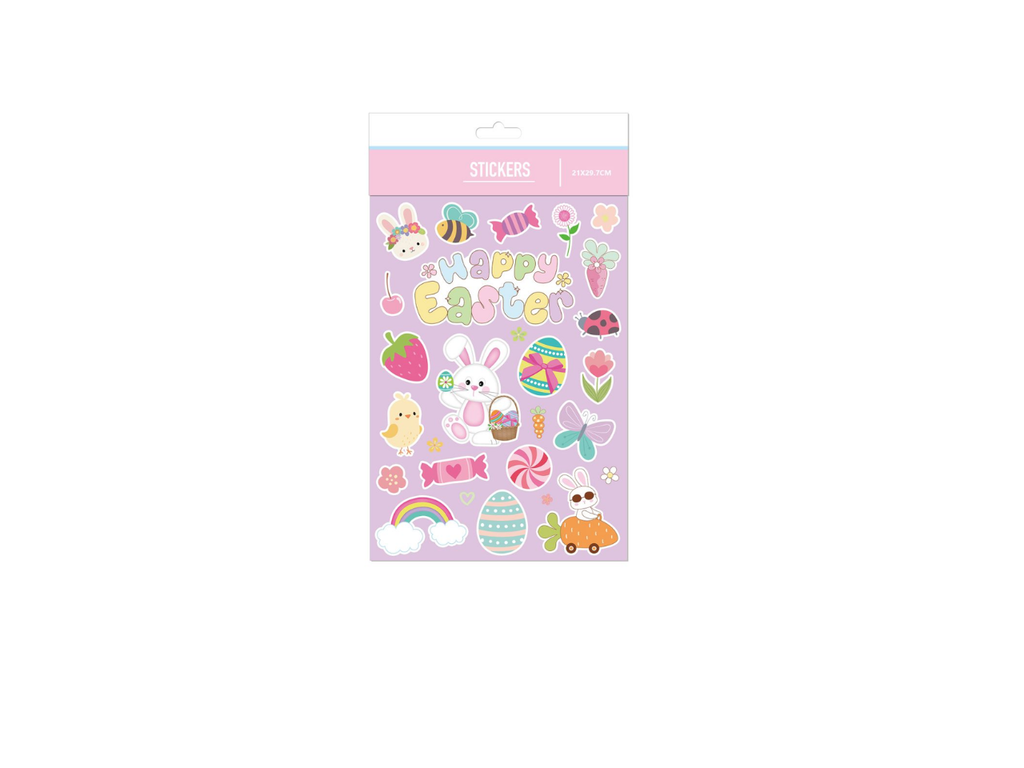 Easter Cute Stickers Big Sheet