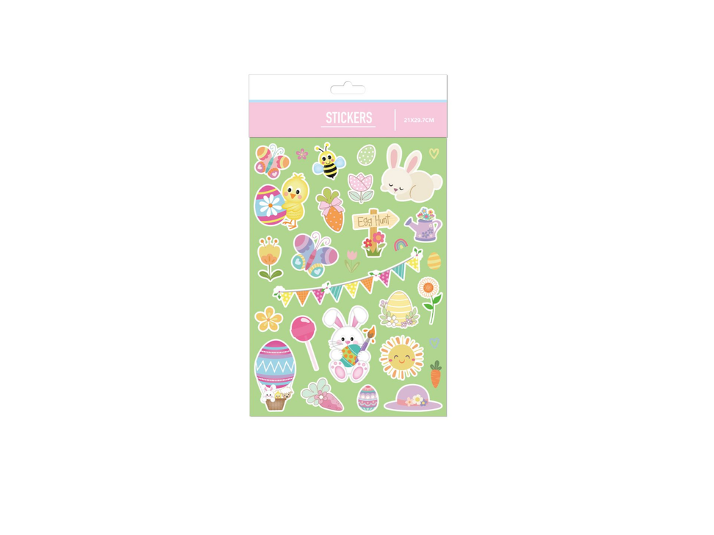 Easter Cute Stickers Big Sheet