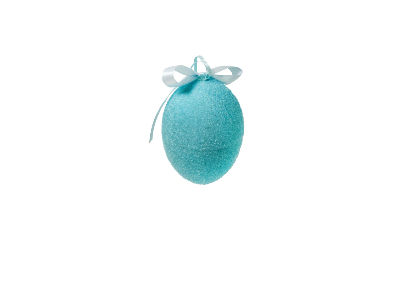 Easter Hanging Flocked Egg | 12CM