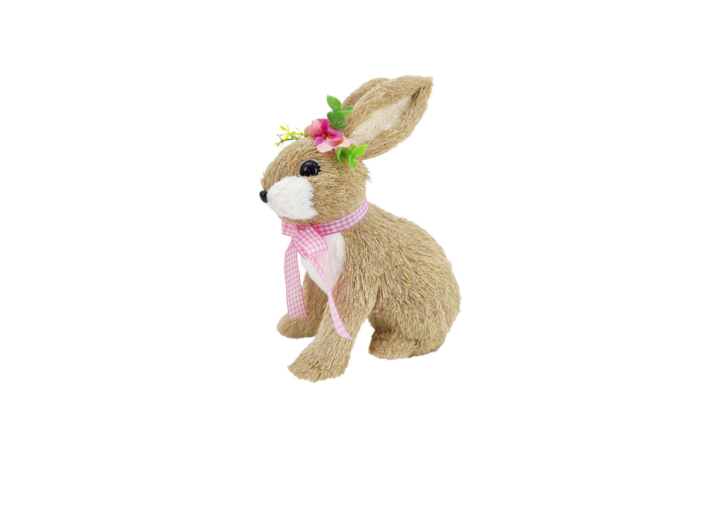 Easter Sitting Bunny With Bow