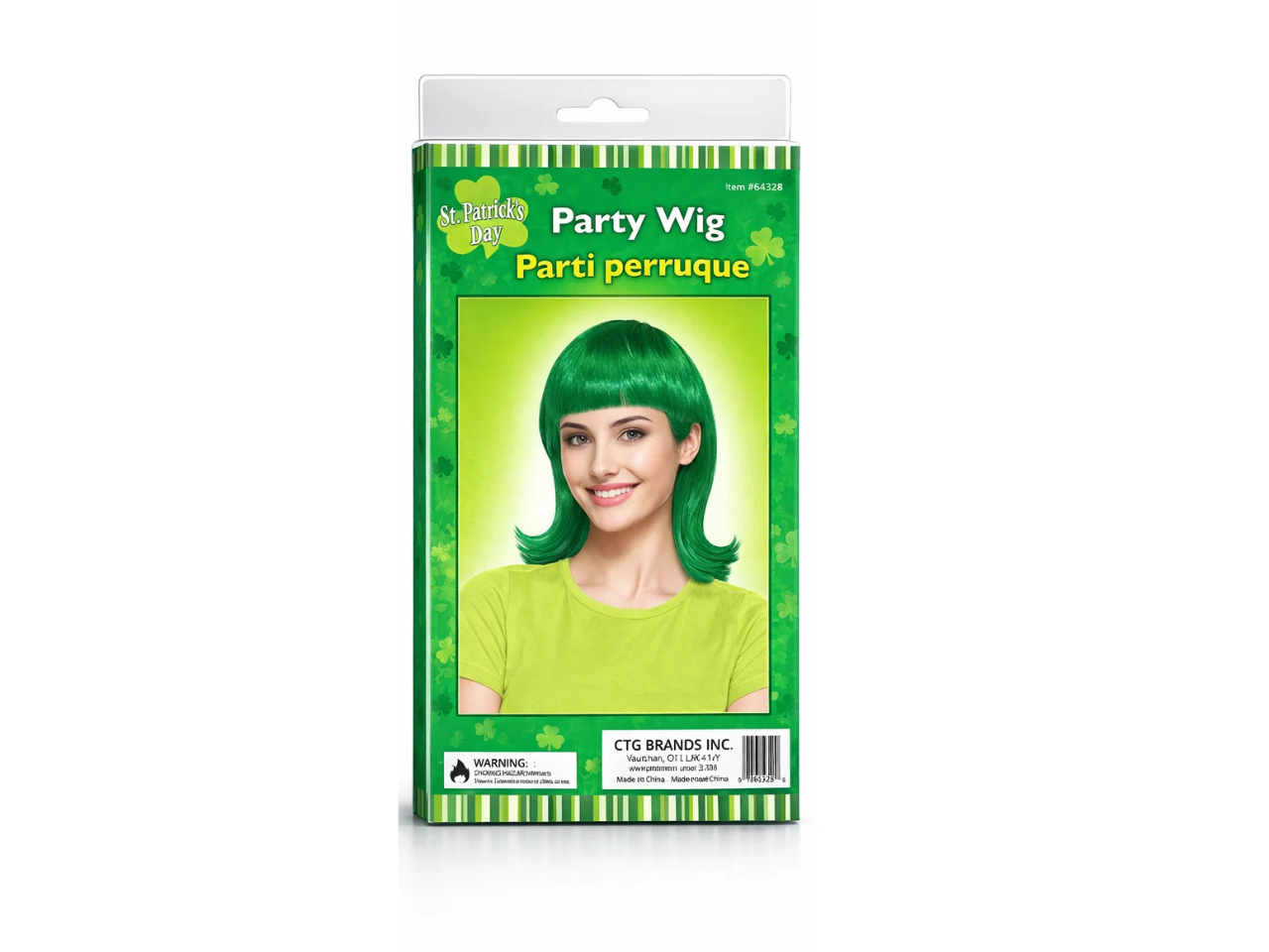 St Patrick's Green Wig