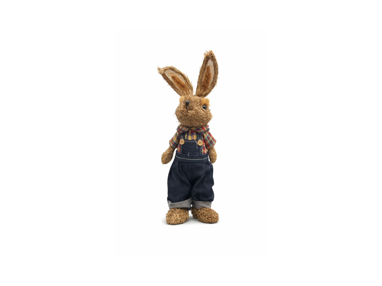 Easter Rabbit in Overalls