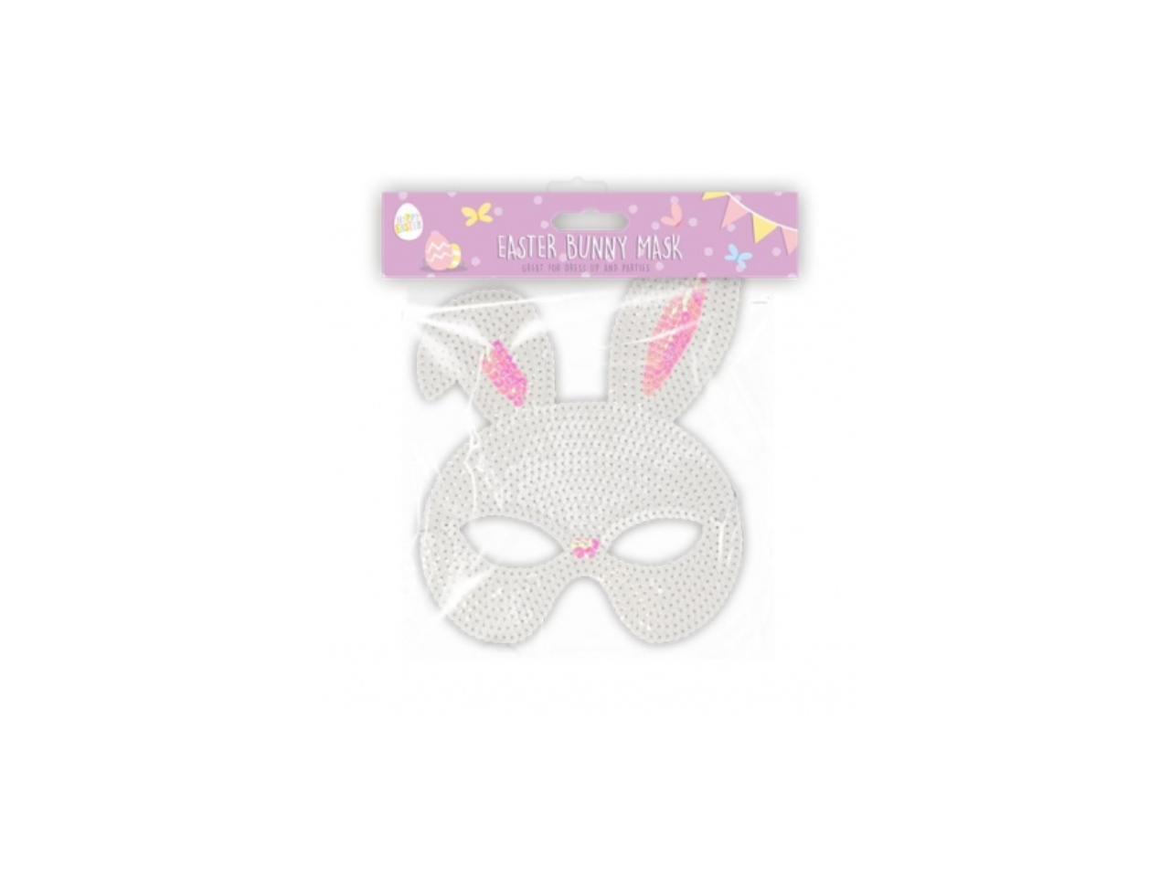 Easter Sequin Bunny Mask