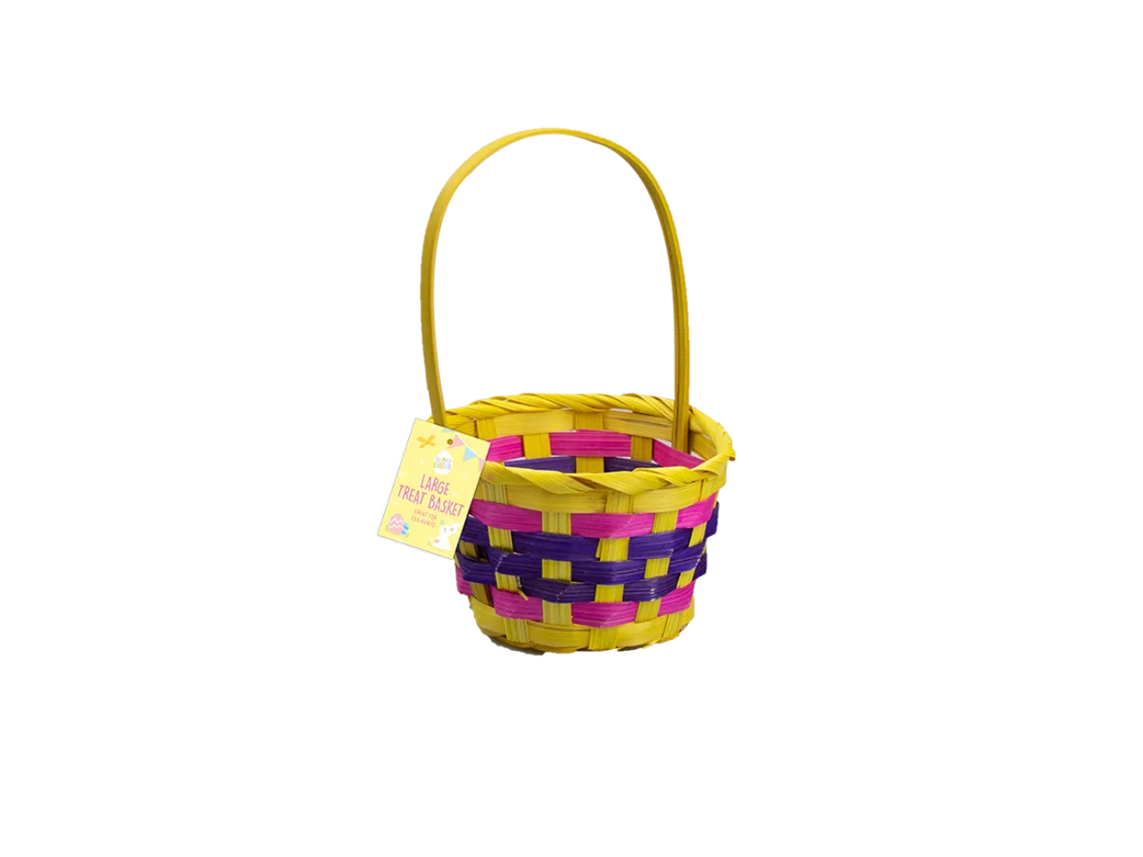 Easter Large Woven Treat Basket