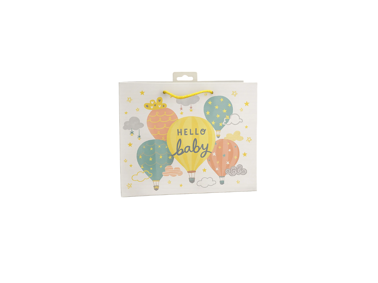 Hello Baby Kraft Gift Bag | Medium