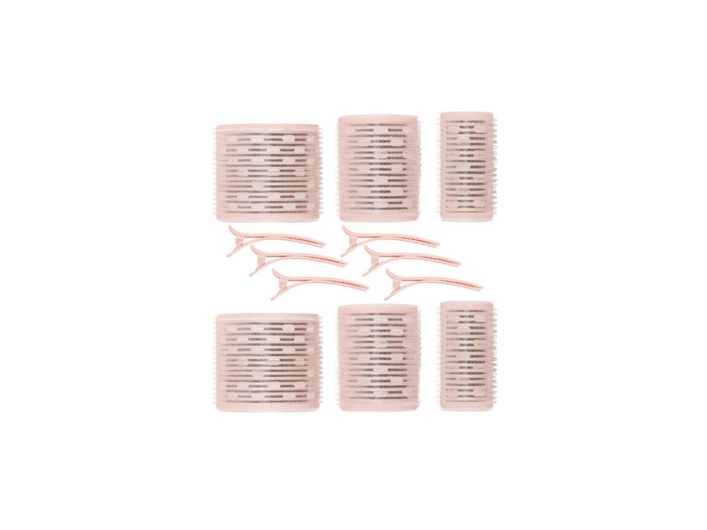 6 Curlers & 6 Hair Clips Set