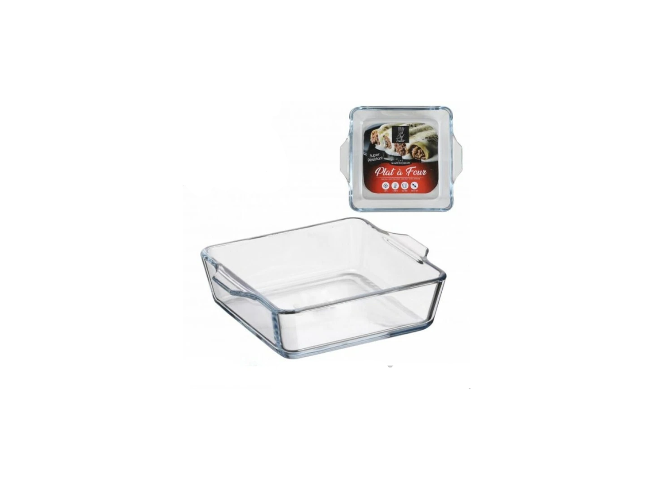 Square Glass Oven Dish | 15X13CM