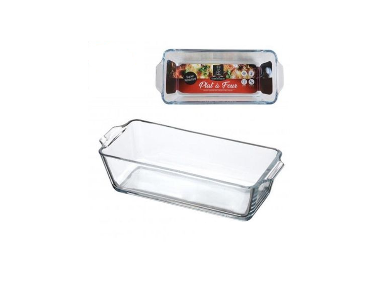 Rectangular Glass Oven Dish | 23X10CM