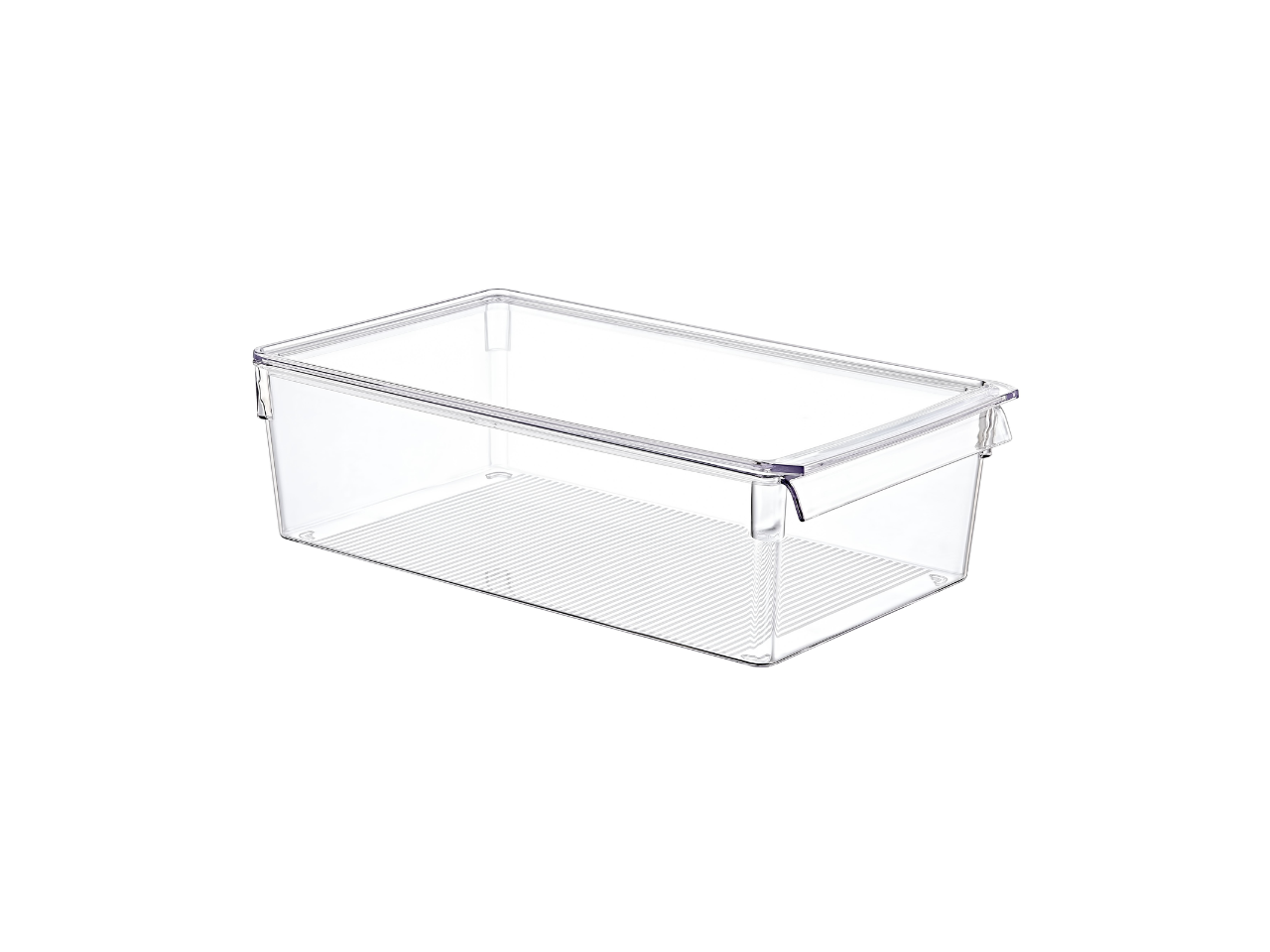 Tall Clear Organizer With Lid