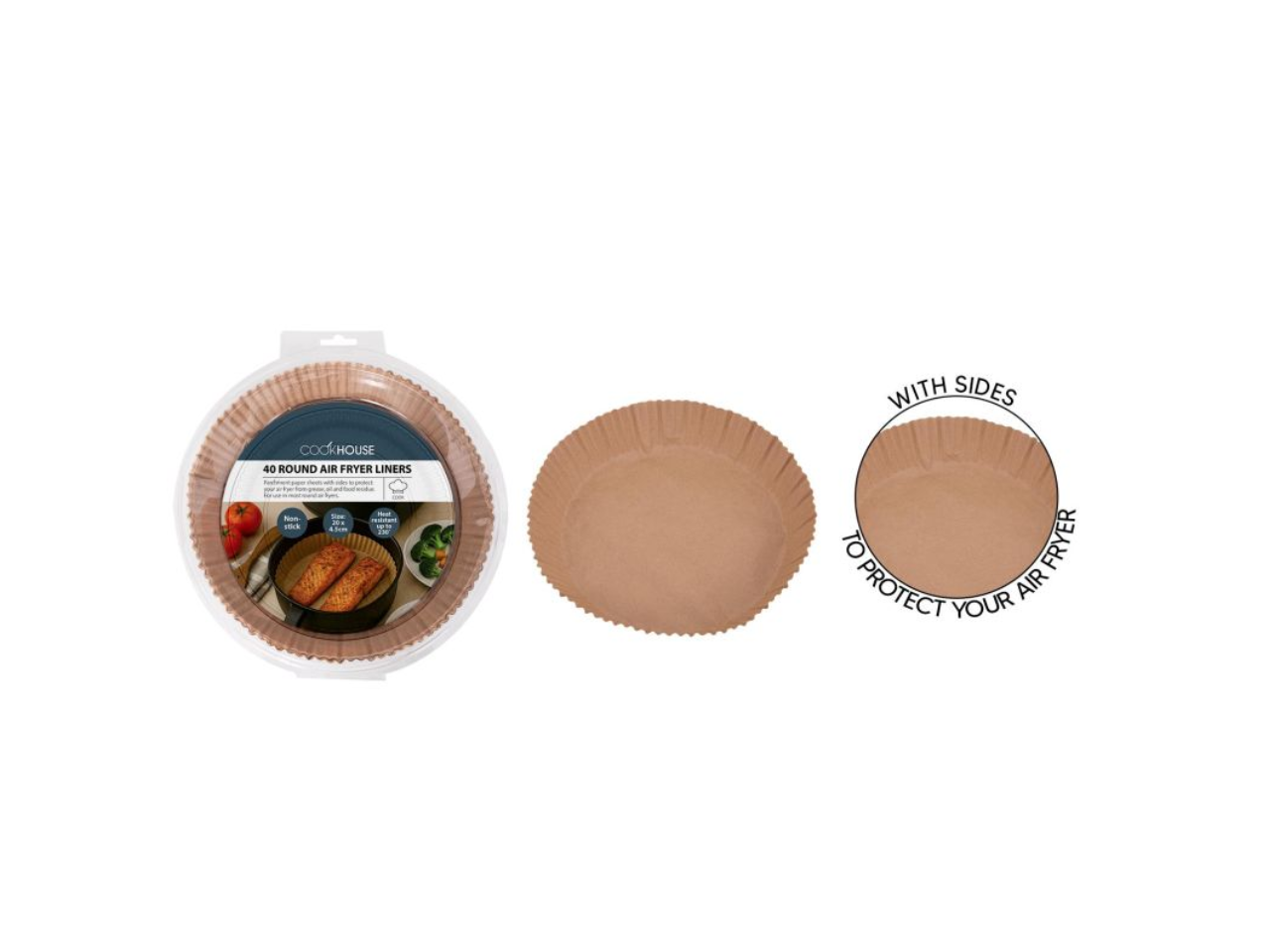 Round Air Fryer Liners | 40Pcs