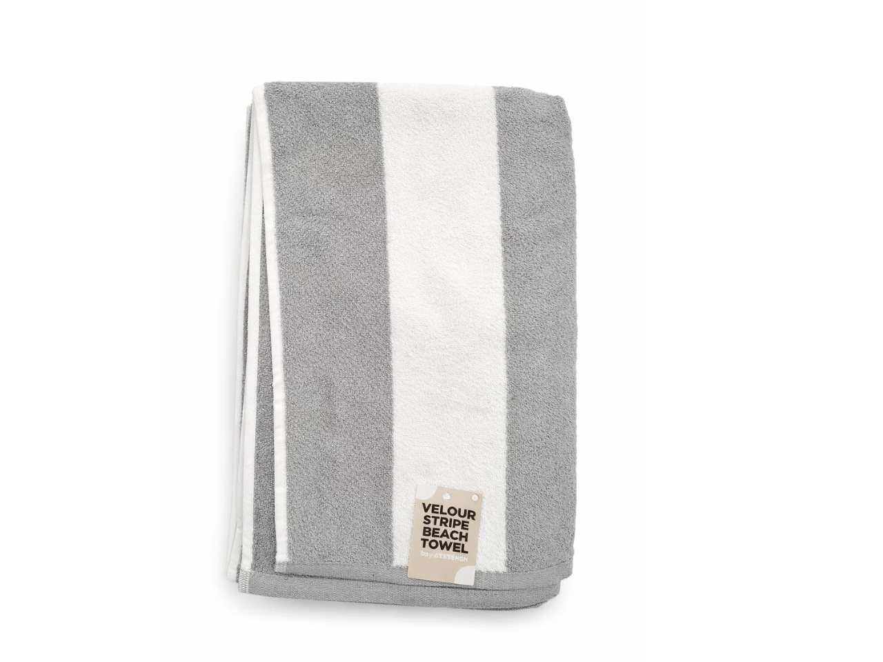 Velour Stripe Beach Towel | 85 X 175CM