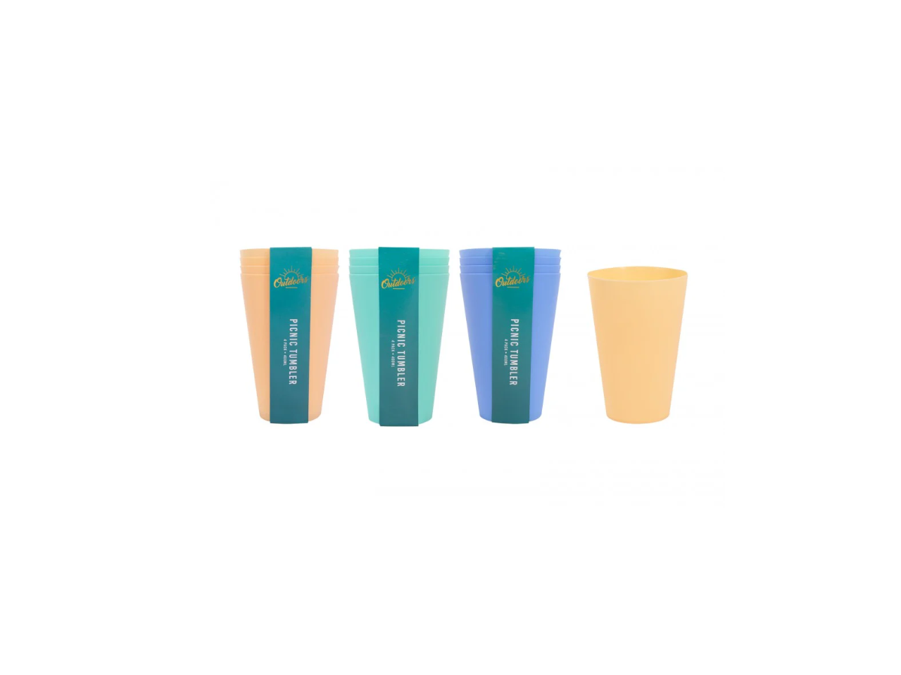 Picnic Tumblers | 4 Pcs