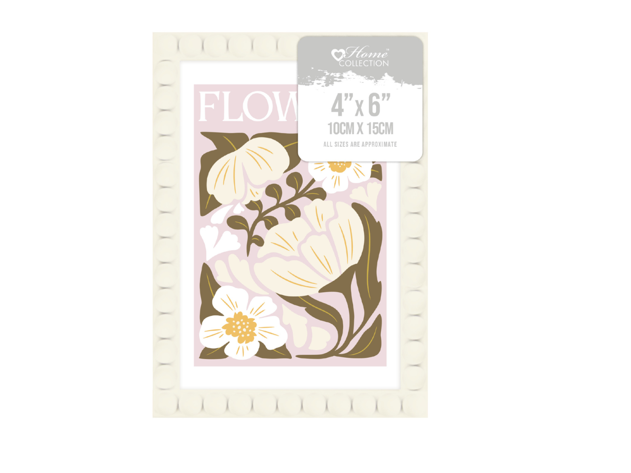 Wiltshire Bubble Frame | White