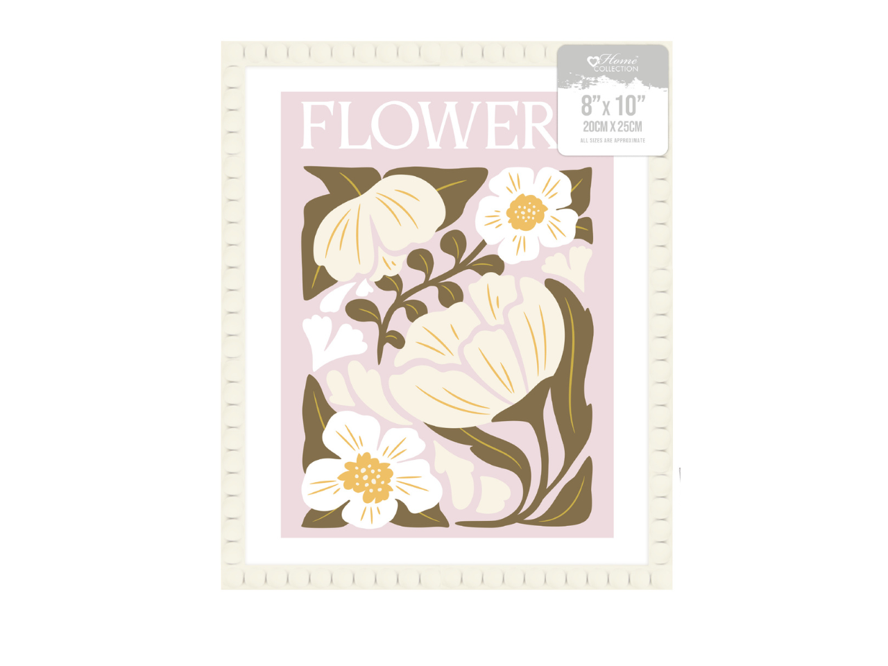 Wiltshire Bubble Frame | White