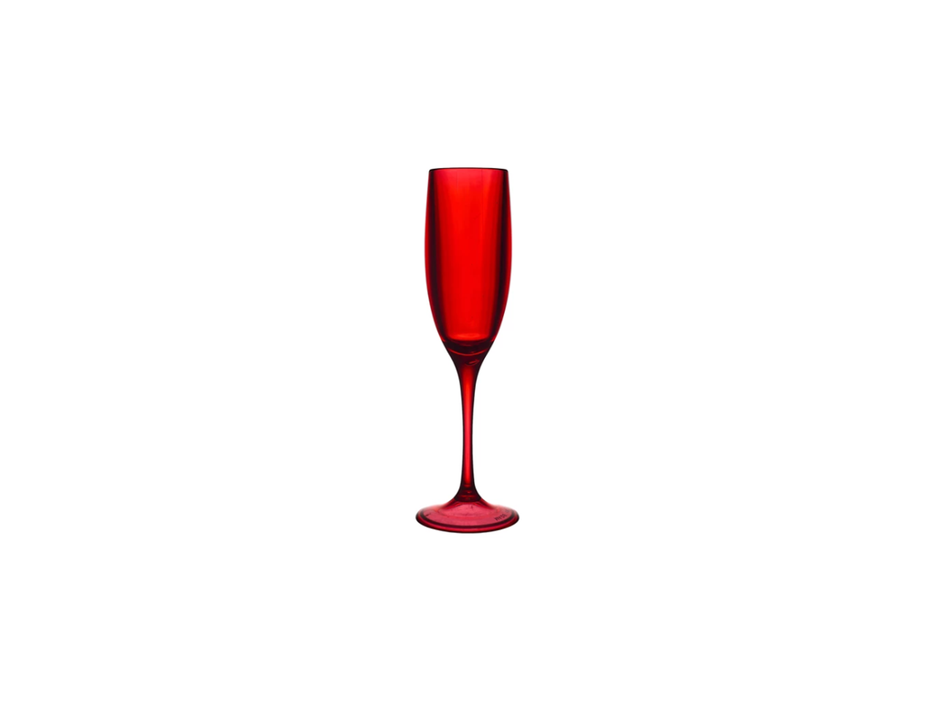 Coloured Plastic Flute Glass | 13CL