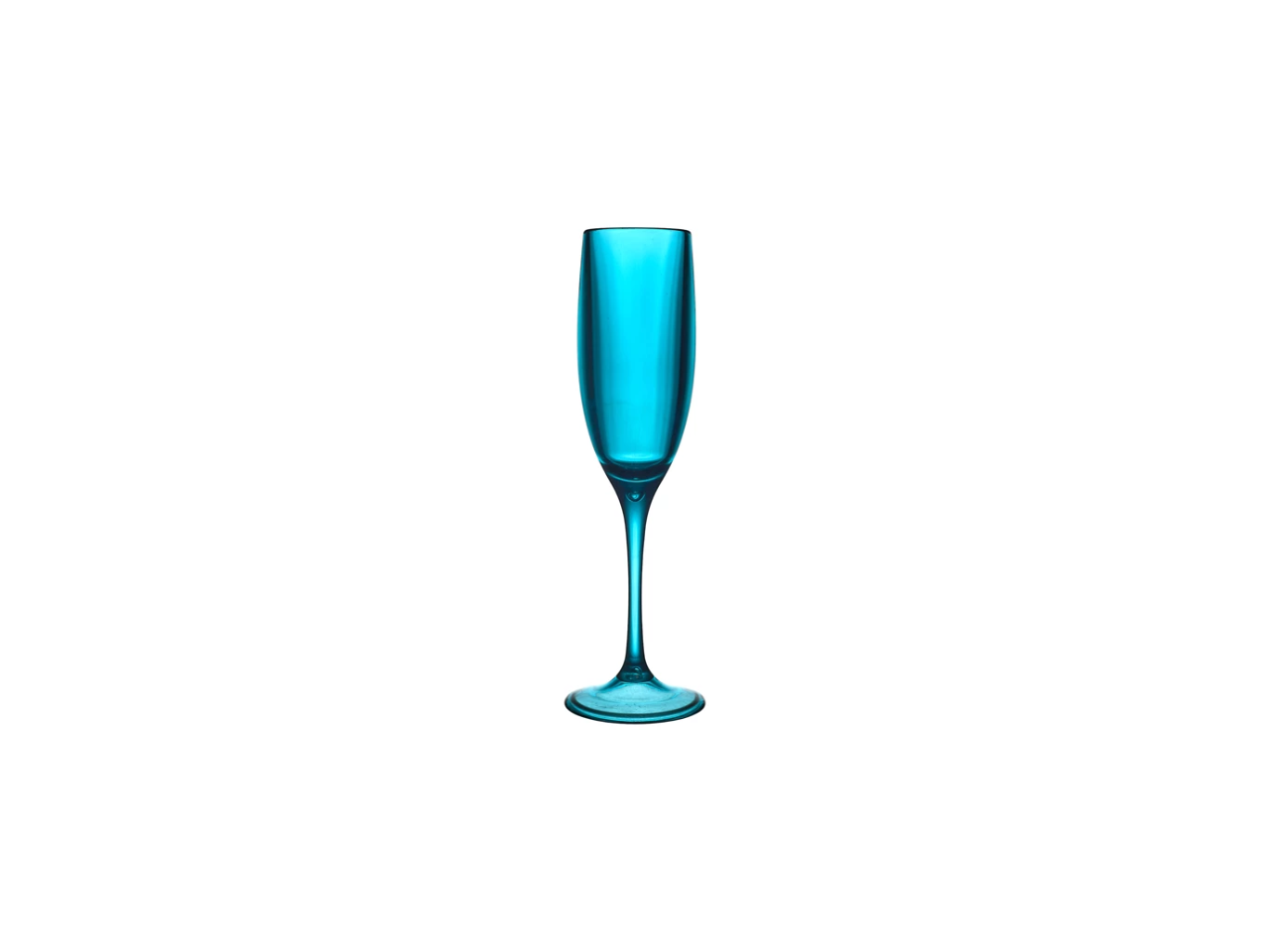 Coloured Plastic Flute Glass | 13CL