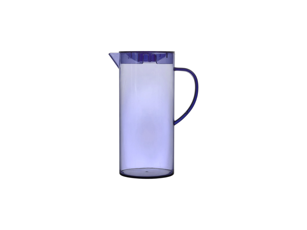 Coloured Plastic Carafe With Lid | 110CL