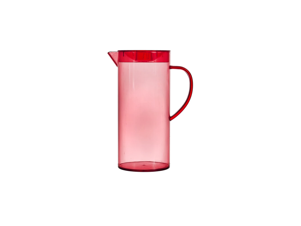 Coloured Plastic Carafe With Lid | 110CL