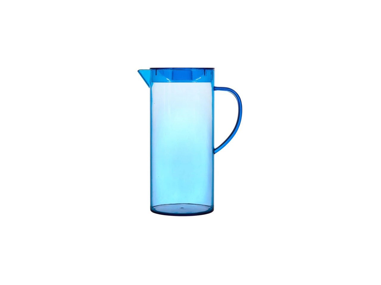 Coloured Plastic Carafe With Lid | 110CL