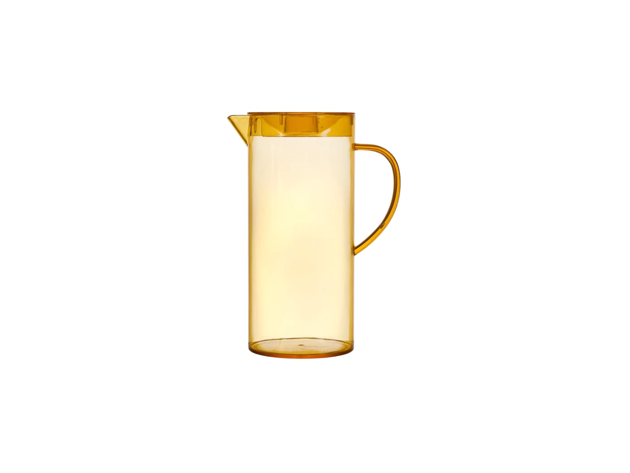 Coloured Plastic Carafe With Lid | 110CL