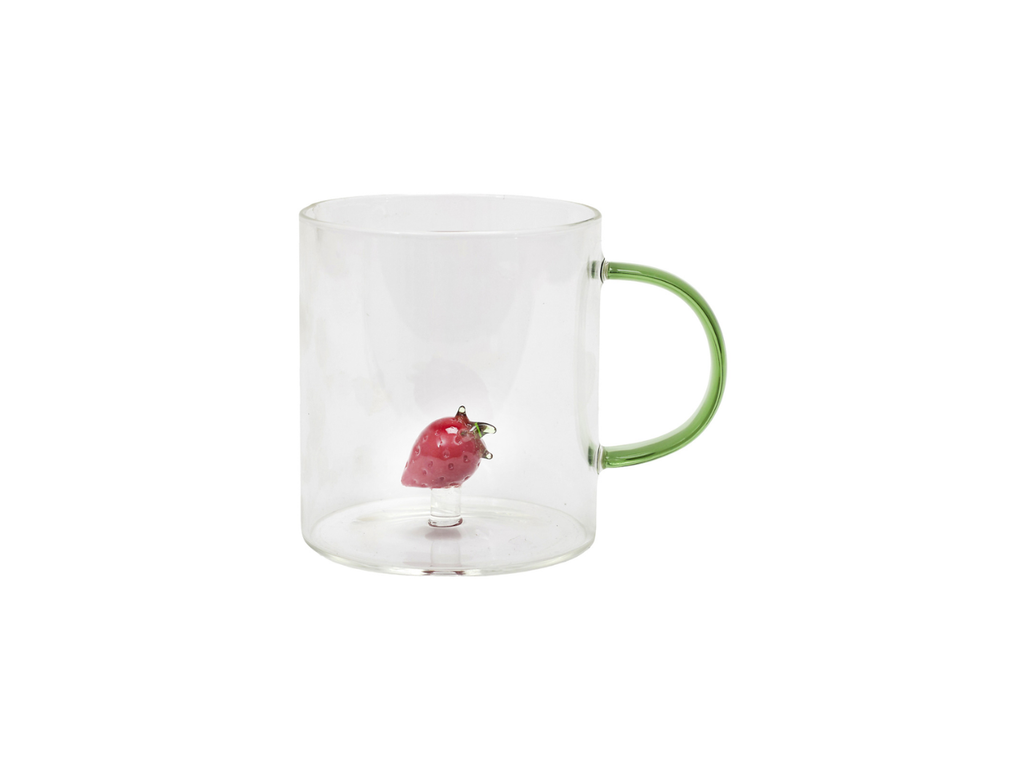 Fruit Figurine Glass Mug | 30CL