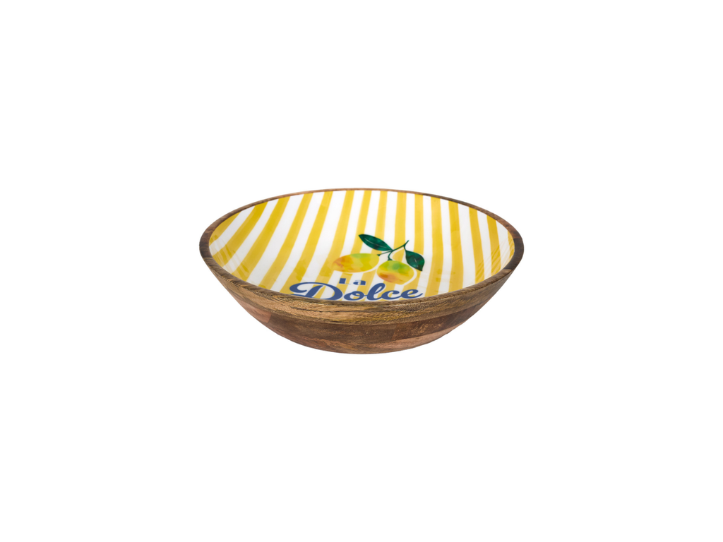 Mango Wood Salad Bowl