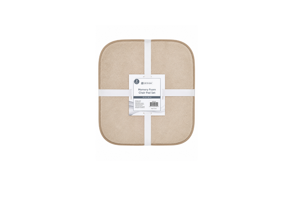 Memory Foam Chair Pad Set  | 40X40CM