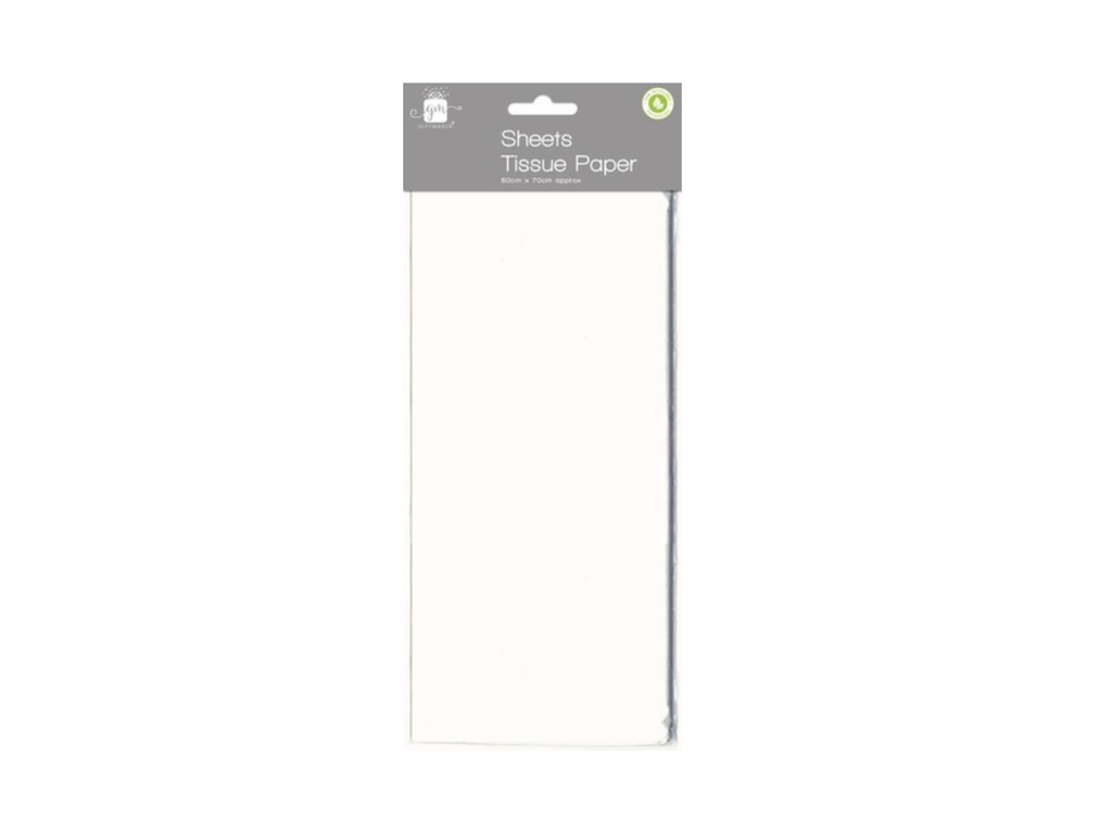Pack of 6 Tissue Paper  | White