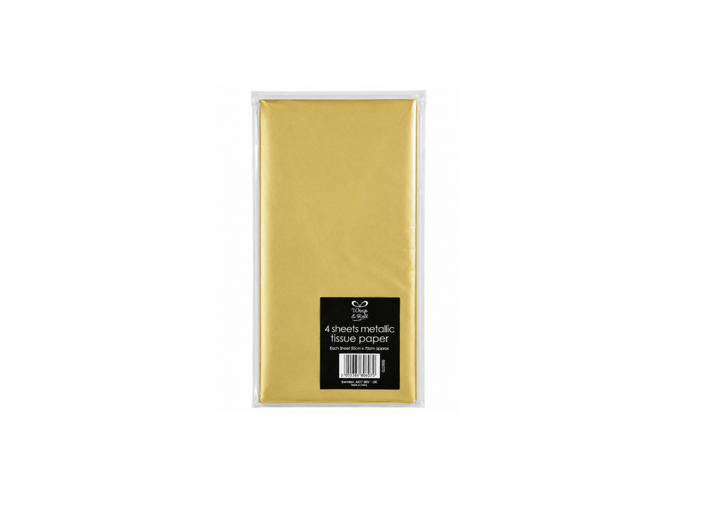 Metallic Tissue Paper | 4 Sheet
