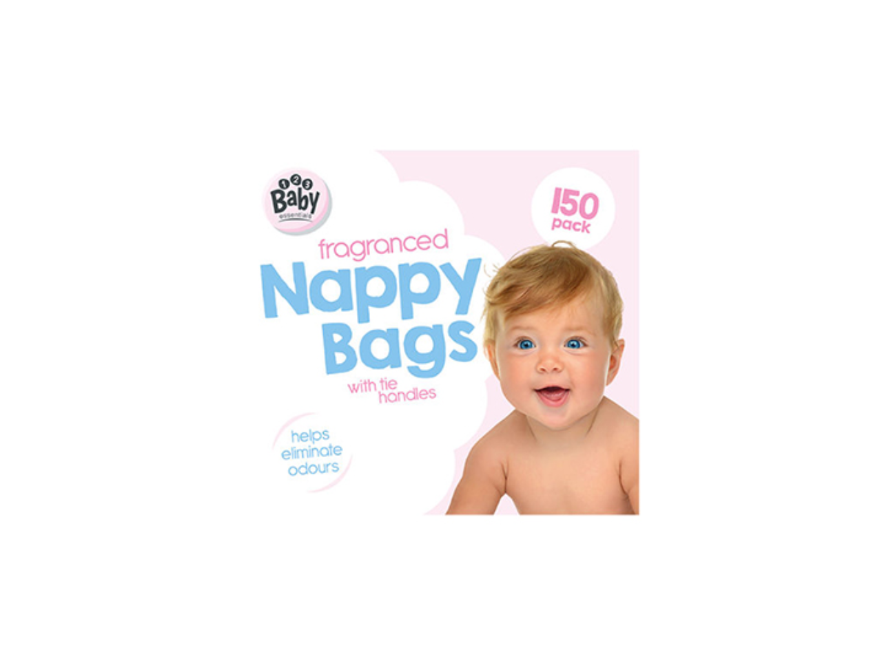 Fragranced Nappy Bags | 150 Pcs