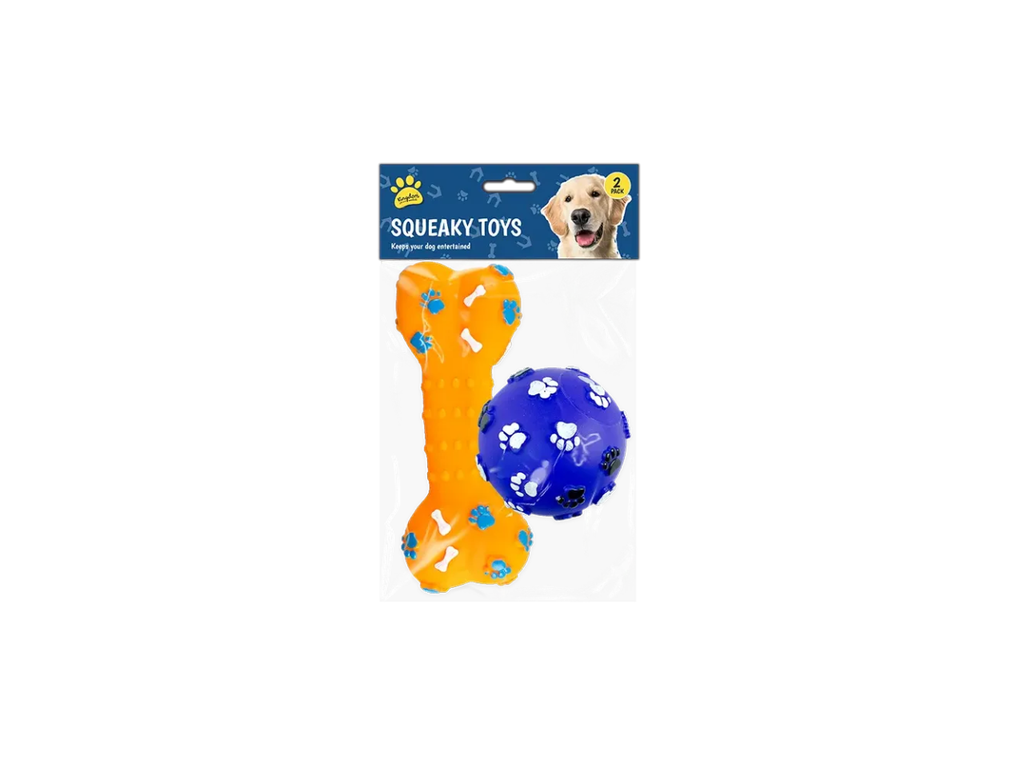 Vinyl squeaky Toys | 2Pcs