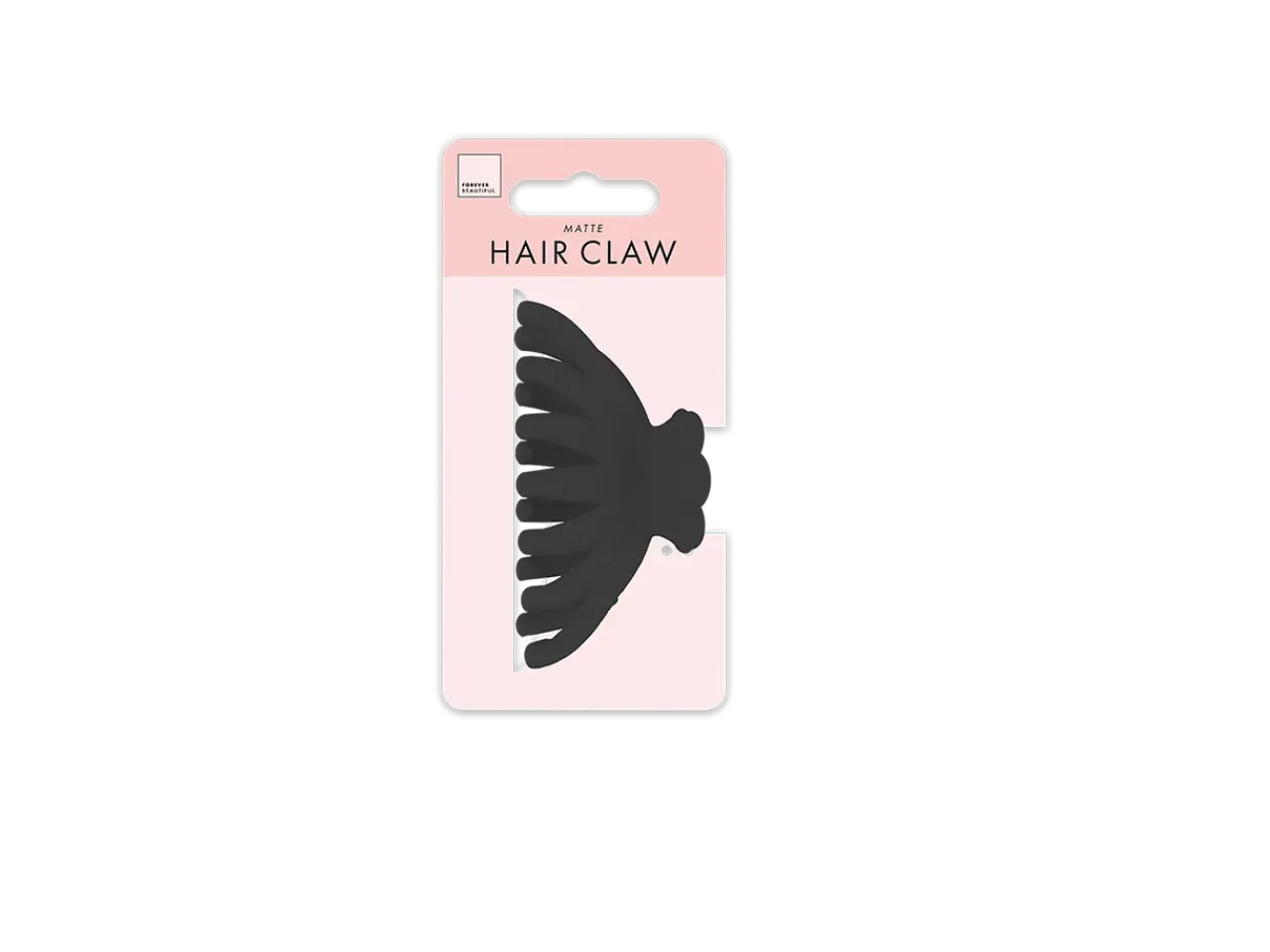 Rounded Matte Hair Claw Clip