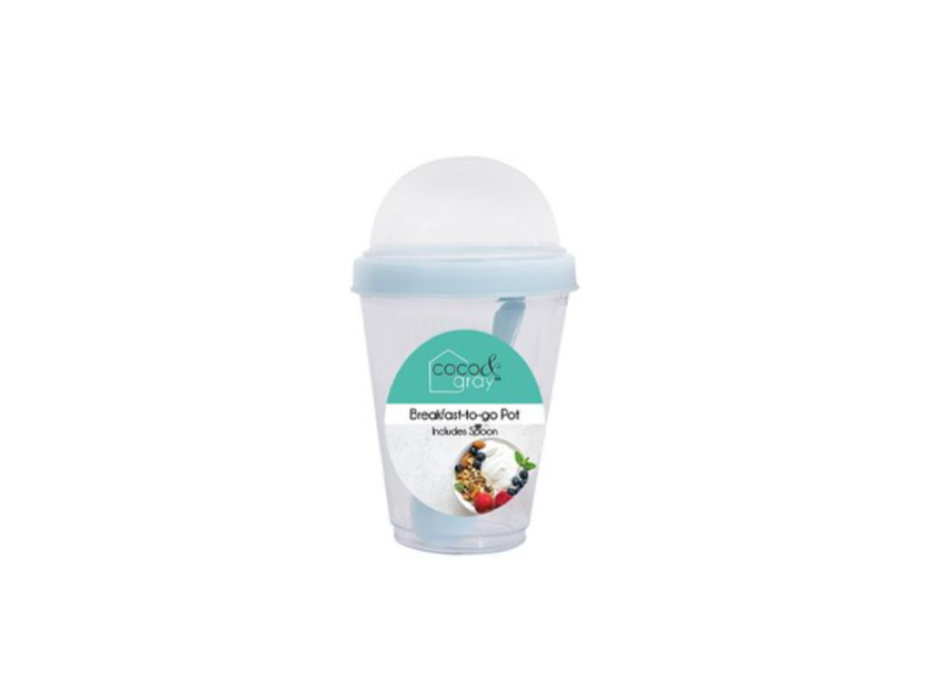 Breakfast To Go Pot With Spoon | 350ML